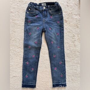 Hudson Embroidered Floral Jeans 6X